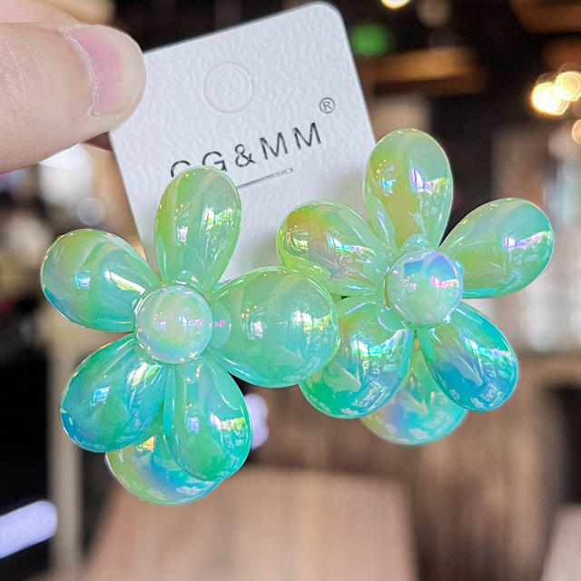 Cute Gradient Flower Hair Tie Korean Style Children's Hair Accessories hair band