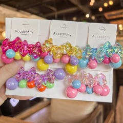 Korean Style Children's Hair Accessories Bell Hair Ties Bow Hair Bands