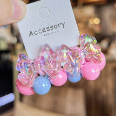 Korean Style Children's Hair Accessories Bell Hair Ties Bow Hair Bands