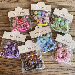 Colorful Children's Hair Rope Hair Band Girls' Hair Accessories Pony Tail rubber bands