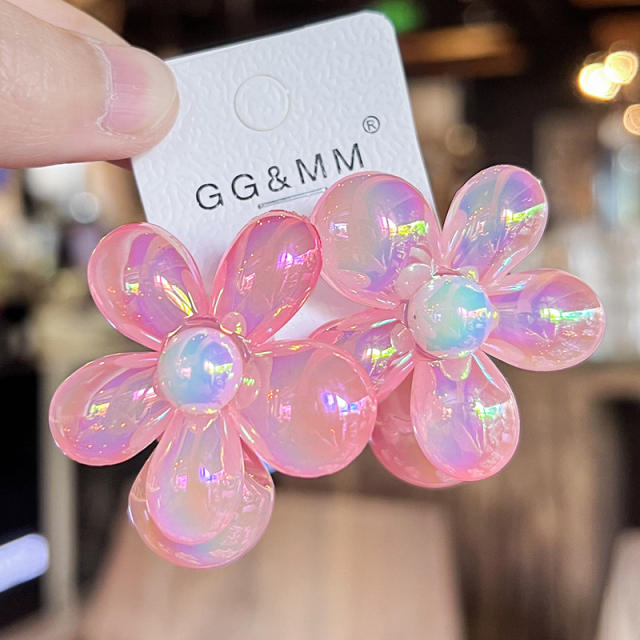 Cute Gradient Flower Hair Tie Korean Style Children's Hair Accessories hair band