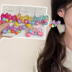 Korean Style Children's Hair Accessories Bell Hair Ties Bow Hair Bands
