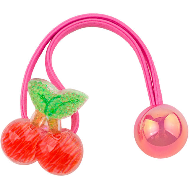 Hand-painted Graffiti Fruit Hair Rope Children's Hair Accessories Cute Contrast Color hair ties