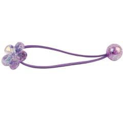 Korean style colorful acrylic camellia flower hair band hair ties for kids
