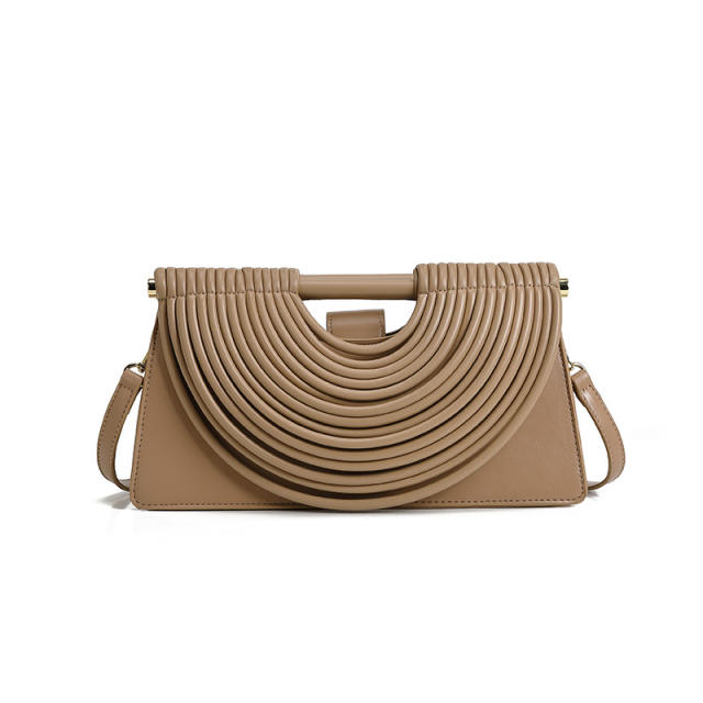 Hot-Selling Handmade Woven Bag for Women Fashionable Large Capacity Shoulder Crossbody Bag