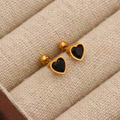 Black love heart