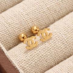 Stainless Steel Mini Piercing Earrings Screw-On Ball Ear Studs