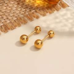 Glossy beanie gold pair (boxed)
