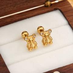 Golden pair of square bears (boxed)