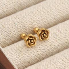 A pair of golden roses (boxed)
