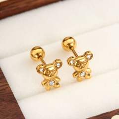 Diamond-encrusted golden bears (boxed)