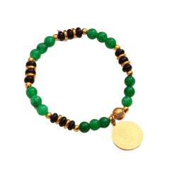 Hot Selling 6mm Stainless Steel Beaded Bracelet Elastic Rope Bracelet