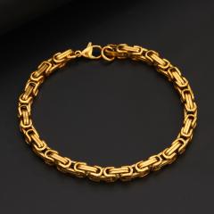 5mm*21cm gold bracelet