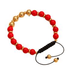Handmade Natural Green Aventurine Colorful Stone Beaded stainless steel bracelet