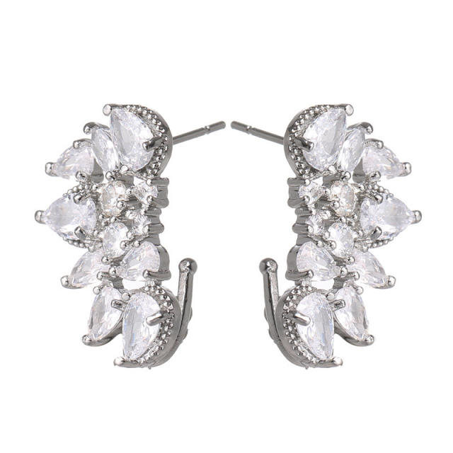 Hot Selling Water Drop Zircon Earrings for Women diamond earrings for bride wedding
