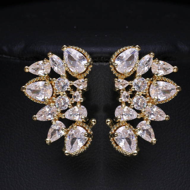 Hot Selling Water Drop Zircon Earrings for Women diamond earrings for bride wedding