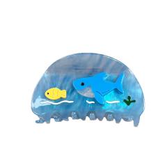 Cute Cartoon Ocean Animal Hair Clips Whale Turtle Hair Claw Clips
