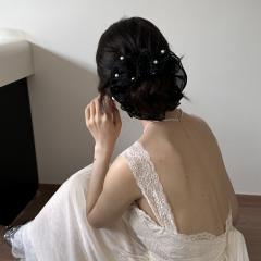 Korean-Style Polka Dot Scrunchie Four-Layer Sweet large size scrunchies
