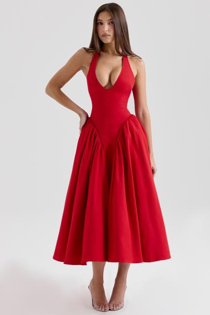 2026 Women's Clothing New Spring Collection Elegant V-Neck Halter Sexy Dress maxi dress