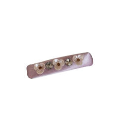 Korean fashion sweet pink color flower hair clips for women