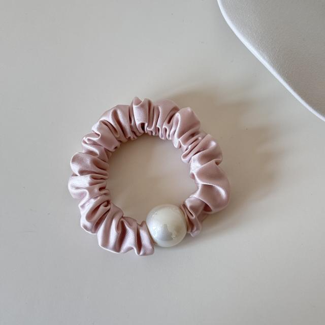 Korean-Style Gentle and Versatile High-Elasticity Hair Ties pink color hair ties for women