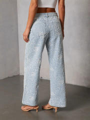2026 New Casual Loose Embroidered Set Jacket and Pants