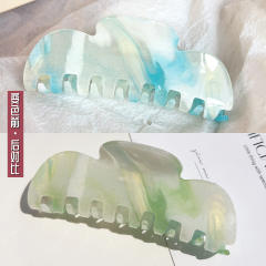 Korean fashion large size acrylic hair claw clips for women