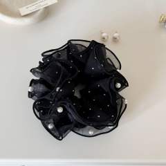 Korean-Style Polka Dot Scrunchie Four-Layer Sweet large size scrunchies