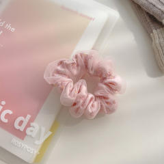 Mesh Large size scrunchies for women summer Oversized Headwear