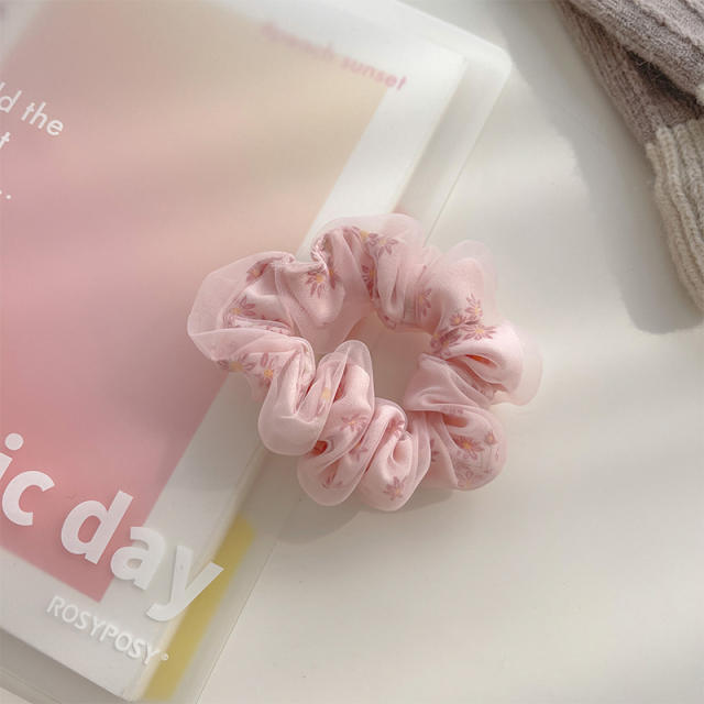 Mesh Large size scrunchies for women summer Oversized Headwear