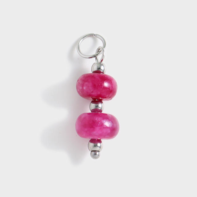 Bead Series Colorful Natural Stone Beads DIY Jewelry charm Handmade String Accessories