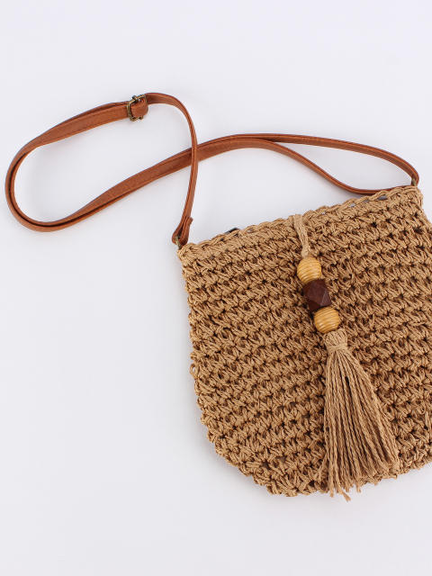 New Paper Rope Ins Woven Bag Daily Casual Versatile Seaside Vacation Women's Bag