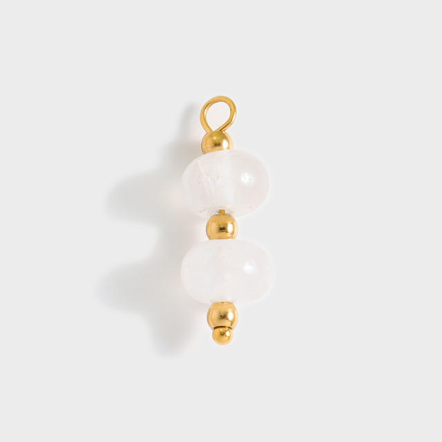 Bead Series Colorful Natural Stone Beads DIY Jewelry charm Handmade String Accessories