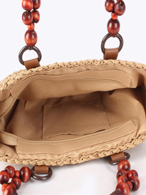New Style Straw Woven Bag Beach Vacation Bag
