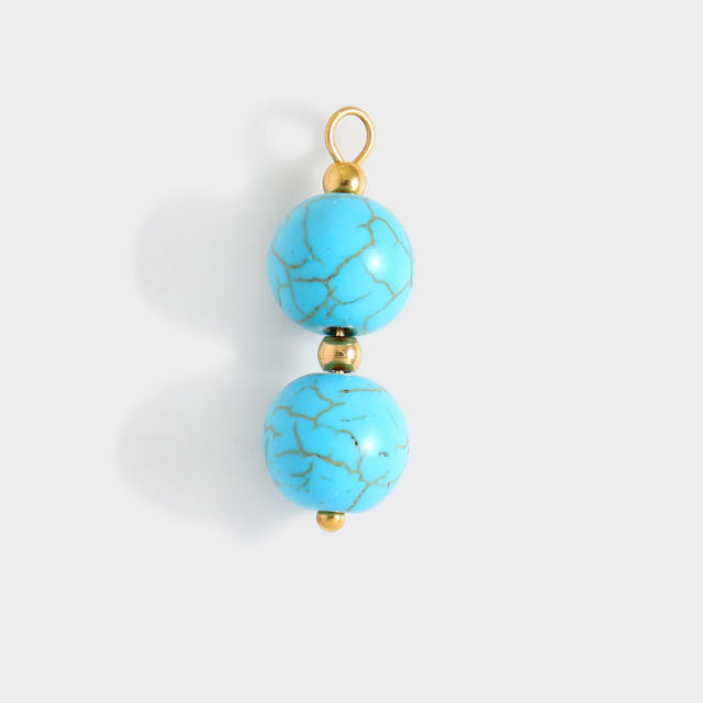 Bead Series Colorful Natural Stone Beads DIY Jewelry charm Handmade String Accessories