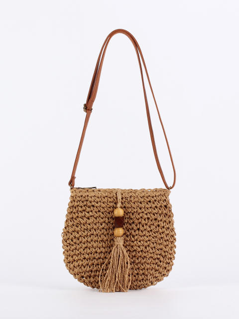 New Paper Rope Ins Woven Bag Daily Casual Versatile Seaside Vacation Women's Bag
