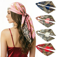 imitation Silk Scarf 90cm Headscarf for Women square scarf