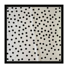 90cm Headscarf for Women Polka Dot imitation Silk Scarf satin square scarf