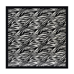 90cm classic zebra pattern satin scarf square headscarf for women