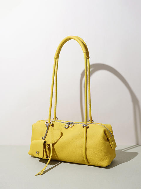 Boston Baguette Bag for Women Light Luxury Genuine Leather Underarm Bag shoulder bag