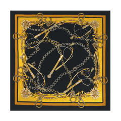 Imitation Silk Scarf 90cm Headscarf for Women satin square scarf