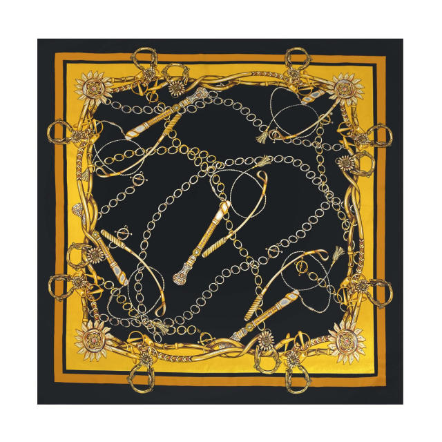 Imitation Silk Scarf 90cm Headscarf for Women satin square scarf