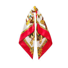 90cm Headscarf for Women imitation Silk scarf square scarf