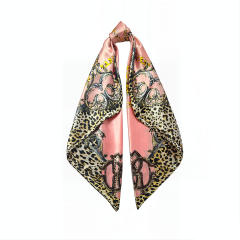 imitation Silk Scarf 90cm Headscarf for Women square scarf