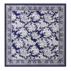 Cashew Pattern imitation Silk Scarf for Women 90cm Headscarf satin scarf