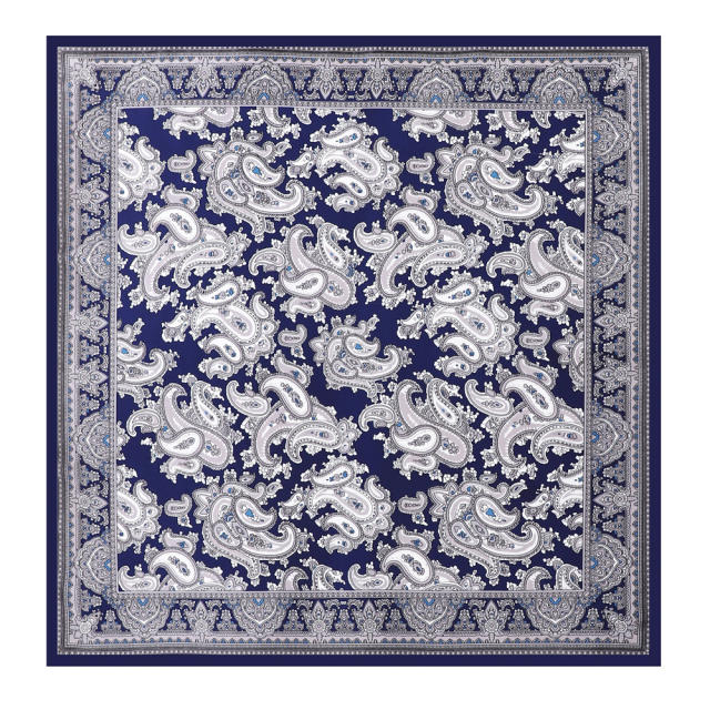 Cashew Pattern imitation Silk Scarf for Women 90cm Headscarf satin scarf