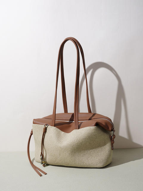First-grade cowhide large-capacity Boston bag large capacity tote bag