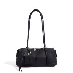 Boston Baguette Bag for Women Light Luxury Genuine Leather Underarm Bag shoulder bag