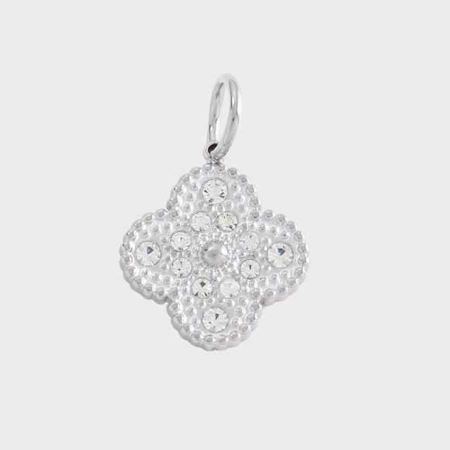 New Stainless Steel Pendants with Creative Cartoon Animal Plant Designs Multi-Themed DIY Jewelry Accessories