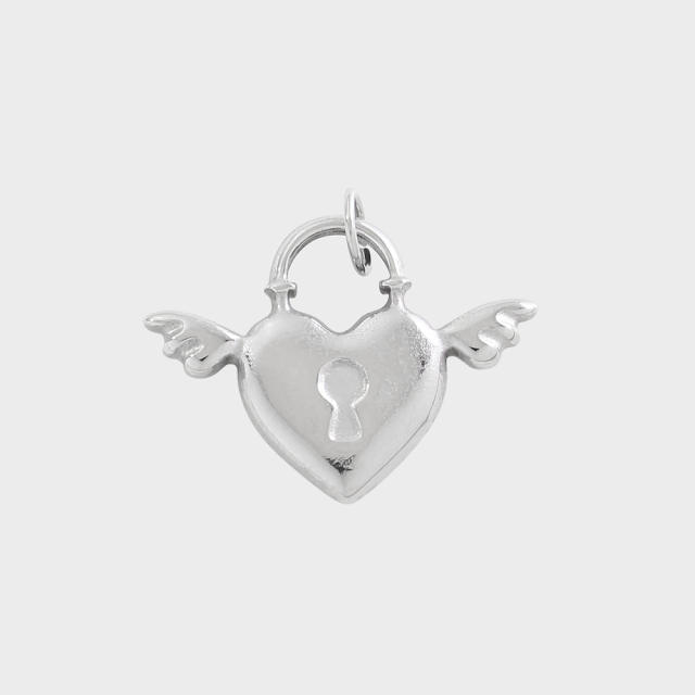 New Stainless Steel Pendants with Creative Cartoon Animal Plant Designs Multi-Themed DIY Jewelry Accessories